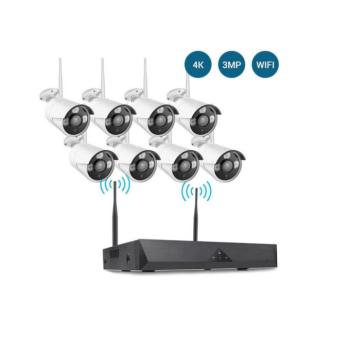 Pro Vision Like FULL HD WIFI-s komplett 8 kamerás megfigyelő rendszer 1080p 3,0MP-s kamera 8 db Vezeték Nélküli IP Kamerás Rendszer szett nvr ip wifi kép