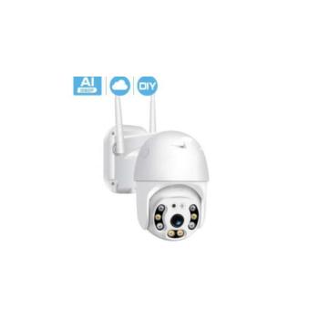 PRO VISION XPD Q980 Pro 8 LED WIFI térfigyelő kamera, 3MP, kültéri/beltéri, FullHD 2k, 4X zoom, forgatás, kétirányú kommunikáció, mozgásérzékelős hang kép