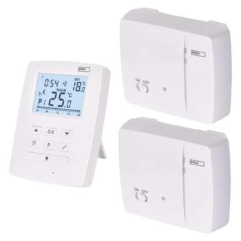 Programozható vezeték nélküli OpenTherm szobatermosztát 2 vevőegységgel P5611OT.2R kép