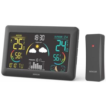 Sencor SWS 4900 Időjárás állomás, Fekete kép