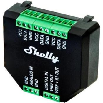 Shelly AddOn Plus, hőmérsékletmérés az 1/1PM Plushoz, SHELLY-AddOn utódja kép