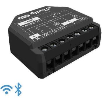 Shelly Gen3 2PM, redőnyvezérlő modul fogyasztásméréssel, Wi-Fi kép