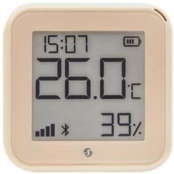 Shelly Gen3 H&T, elemes hőmérséklet- és páratartalom-érzékelő kijelzővel, WiFi, elefántcsont szín kép