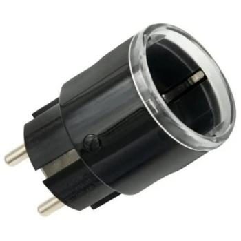 Shelly Plug S Gen3 fogyasztásméréssel, WiFi, fekete kép