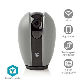 SmartLife beltéri kamera | Wi-Fi | Full HD 1080p | Dönthető billenthető | Felhőalapú Tárolás (opcionális) / microSD (nem tartozék) | Mozgásérzékelővel kép