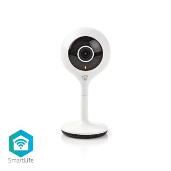 SmartLife beltéri kamera | Wi-Fi | Full HD 1080p | Felhőalapú Tárolás (opcionális) / microSD (nem tartozék) | Mozgásérzékelővel | Éjjellátó | Fehér kép