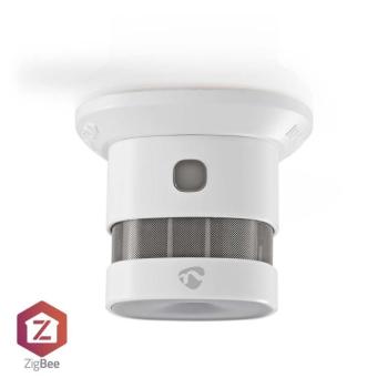 SmartLife füstérzékelő | Zigbee 3.0 | Elemes Áramellátás | Érzékelő élettartama: 10 év | EN 14604 | Max. akku élettartam: 60 Hónap | 85 dB | Fehér | 1 kép