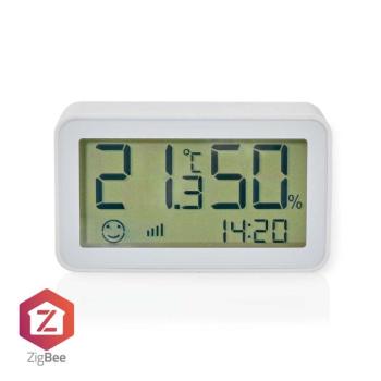 SmartLife Klímaérzékelő | Zigbee 3.0 | Elemes Áramellátás | Android™ / IOS | Fehér kép