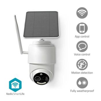SmartLife kültéri kamera | Wi-Fi | Full HD 1080p | Dönthető billenthető | IP65 | Max. akku élettartam: 5 Hónap | Felhőalapú Tárolás (opcionális) / mic kép