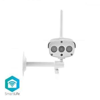 SmartLife kültéri kamera | Wi-Fi | Full HD 1080p | IP67 | Felhőalapú Tárolás (opcionális) / microSD (nem tartozék) | 12 V DC | Mozgásérzékelővel | Éjj kép