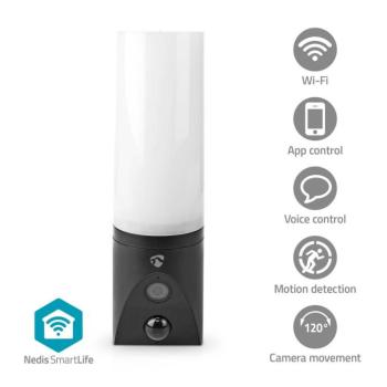 SmartLife kültéri kamera | Wi-Fi | Környezeti fény | Full HD 1080p | IP65 | Felhőalapú Tárolás (opcionális) / microSD (nem tartozék) / Onvif | 100 – 2 kép