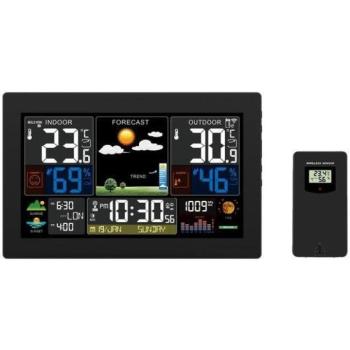 Solight Időjárás állomás, XL színes LCD kép