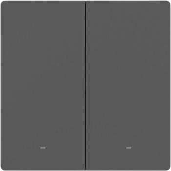 SONOFF SwitchMan Smart Wall Switch-M5 2 Gang Matter Gray kép