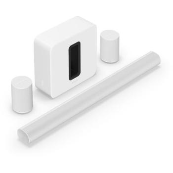 Sonos Arc Ultra fehér + Sonos Sub 4 + 2x Sonos Era 100