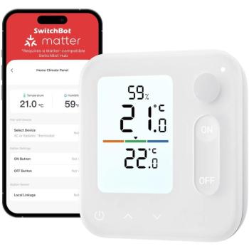 SwitchBot otthoni klímapanel