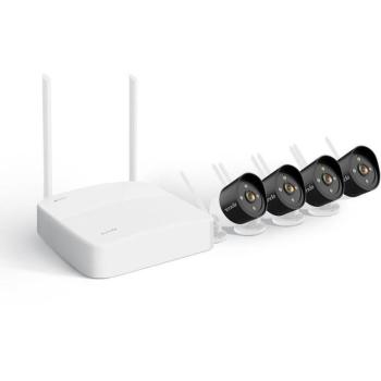 Tenda K4W-3TC Video Security Kit 2K, 3MP, Wi-Fi, IP66, Android/iOS, Color night vis., sound, H.265 kép