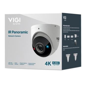 TP-LINK IP Kamera kültéri színes éjjellátó 8 Megapixel, 180 Fokos Panoráma nézet IR, INSIGHT S485PI kép