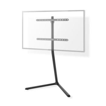 TV állvány Floor | 49 – 70 " | Maximális támogatott képernyő súly: 40 kg | V-shape Design | Borulás védett pánt | Pattanó zár | Acél / Alumínium | Fek kép