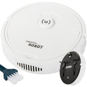Vezeték nélküli robotporszívó, fehér - pormentes padlóhoz kép