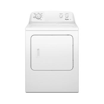 Whirlpool 3LWED4705FW félprofesszionális légkivezetéses szárítógép 15kg tápcsatlakozó nélkül kép