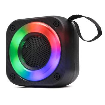 ZQS1205 RGB LED Bluetooth hangszóró – kompakt méretű hangszóró minden alkalomra – könnyen hordozható, kiváló hangminőség (BBJH) kép